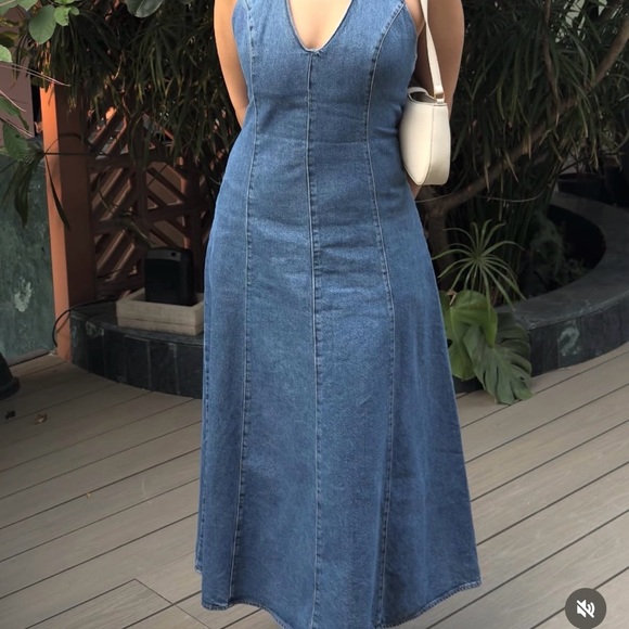 Axcess Dresses & Skirts - ❤️ Stunning Blue Denim 70,s HalterSummer  Dress